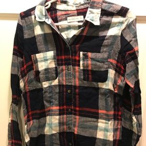Blue/red/white flannel